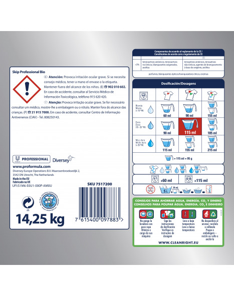 Skip Pro Formula Sensitive Eco Liquid 2x4.32L