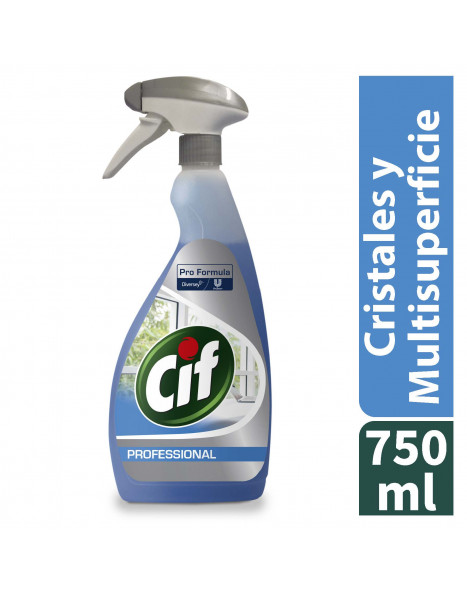 Comprar Cif Limpiacristales y Multisuperficies profesional 750ml