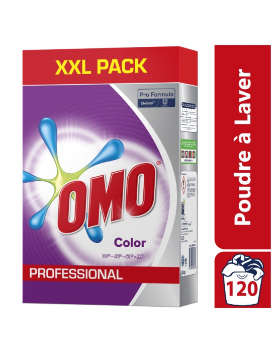 Omo poudre à lessive XXL pour lavage coloré
