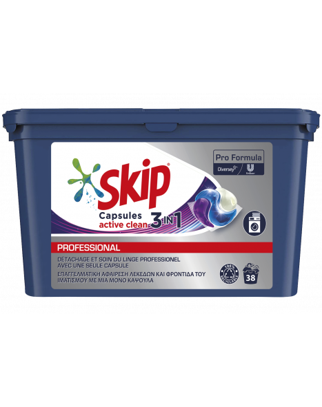 Skip Professionnel 3en1 Capsules Active clean » Pro Formula