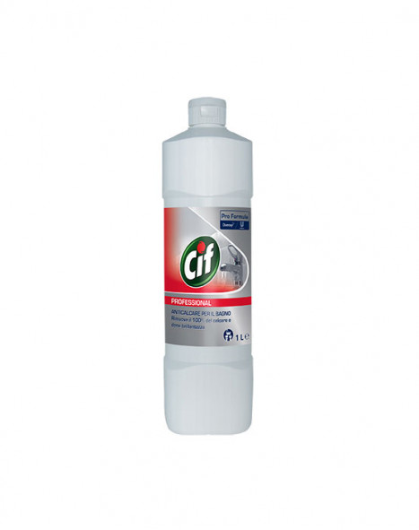 Cif Pro Formula Bagno 2x5L - Detergente e disincrostante combinato per bagni
