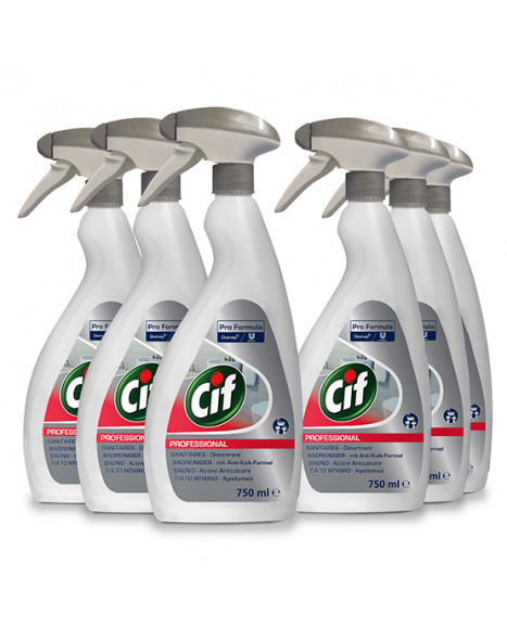 CIF BAGNO PROFESSIONAL detergente azione anti-calcare 750ml - Il Mio Store