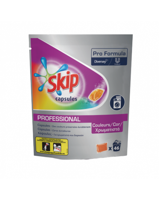 Lessive Skip en Capsules, Lessive Professionnelle, Lessive Skip en Dosettes  » Pro Formula