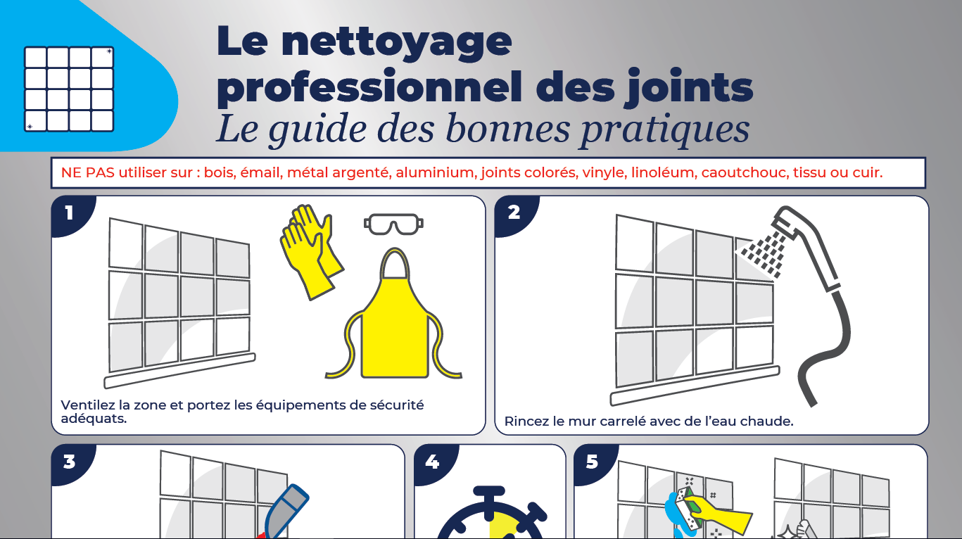 Le nettoyage des joints